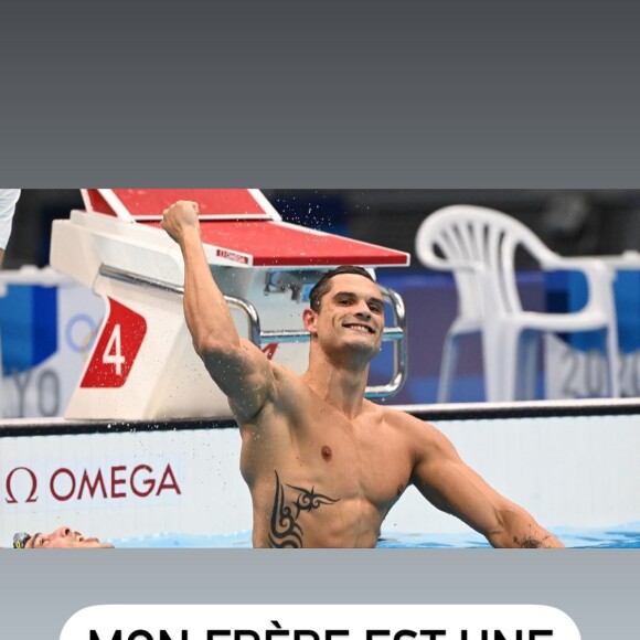 Laura Manaudou fière de son frère Florent Manaudou, sacré aux JO de Tokyo le 1er août 2021.
