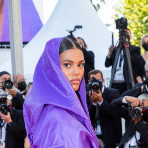 Tina Kunakey - Montée des marches du film " Benedetta " lors du 74ème Festival International du Film de Cannes. Le 9 juillet 2021 © Borde-Jacovides-Moreau / Bestimage