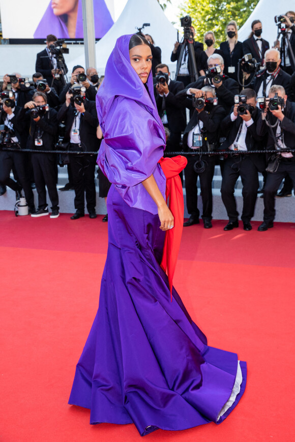 Tina Kunakey - Montée des marches du film " Benedetta " lors du 74ème Festival International du Film de Cannes. Le 9 juillet 2021 © Borde-Jacovides-Moreau / Bestimage