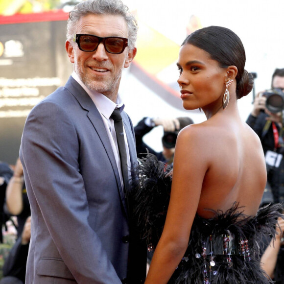 Vincent Cassel et sa femme Tina Kunakey - Red carpet pour le film "J'accuse!" lors du 76ème festival du film de venise, la Mostra. © Imago/ Panoramic / Bestimage