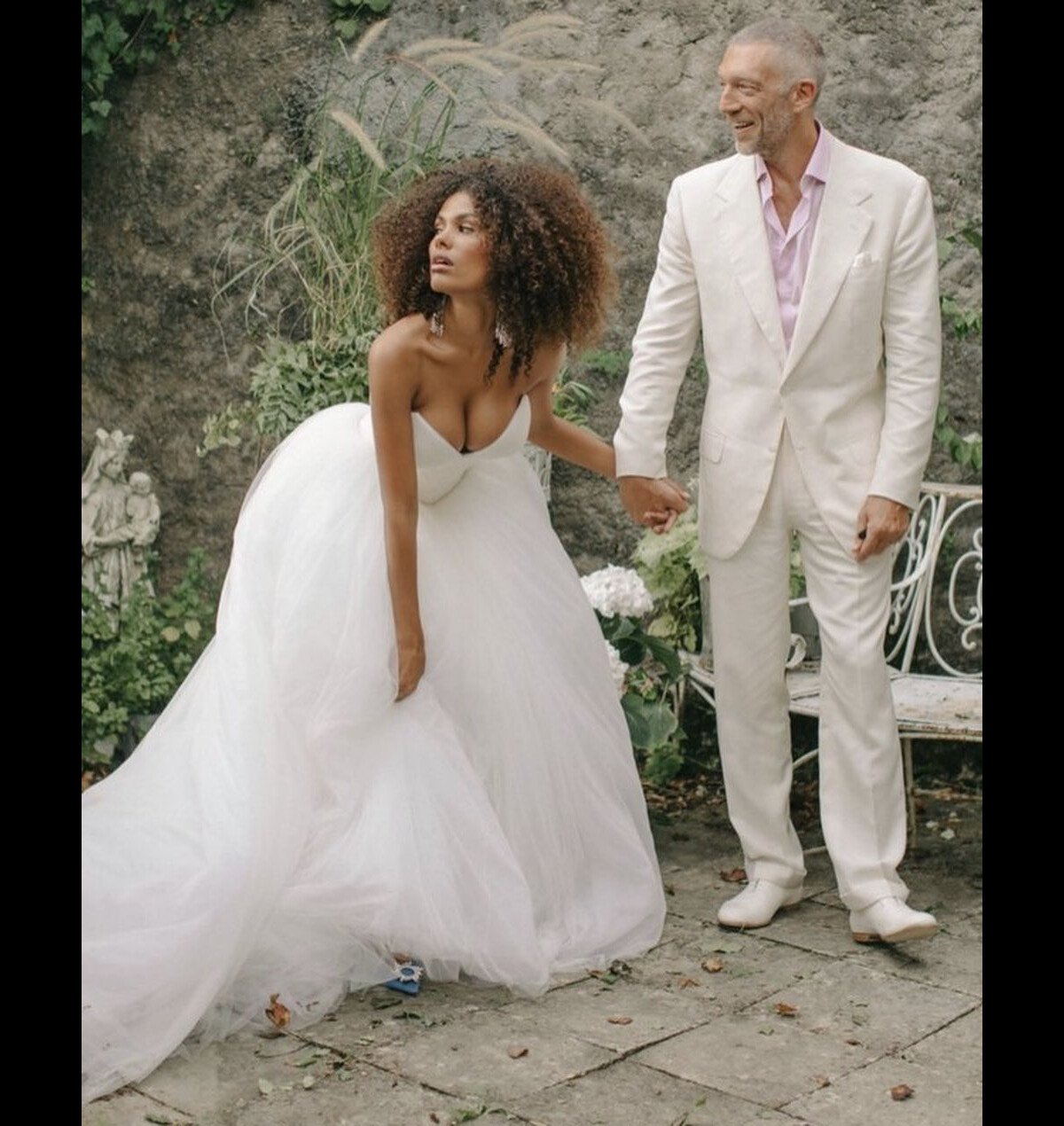 Photo Tina Kunakey Et Vincent Cassel F Tent Leurs Ans De Mariage