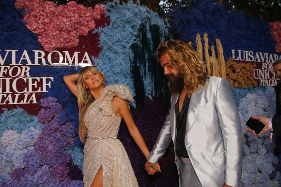 Heidi Klum et Tom Kaulitz assistent au LuisaViaRoma UNICEF Summer Gala 2021 à Capri, en Italie. Le 31 juillet 2021.