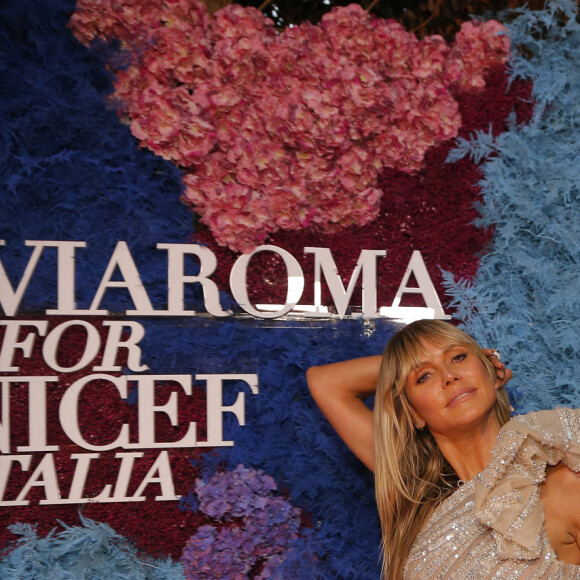 Heidi Klum et Tom Kaulitz assistent au LuisaViaRoma UNICEF Summer Gala 2021 à Capri, en Italie. Le 31 juillet 2021.