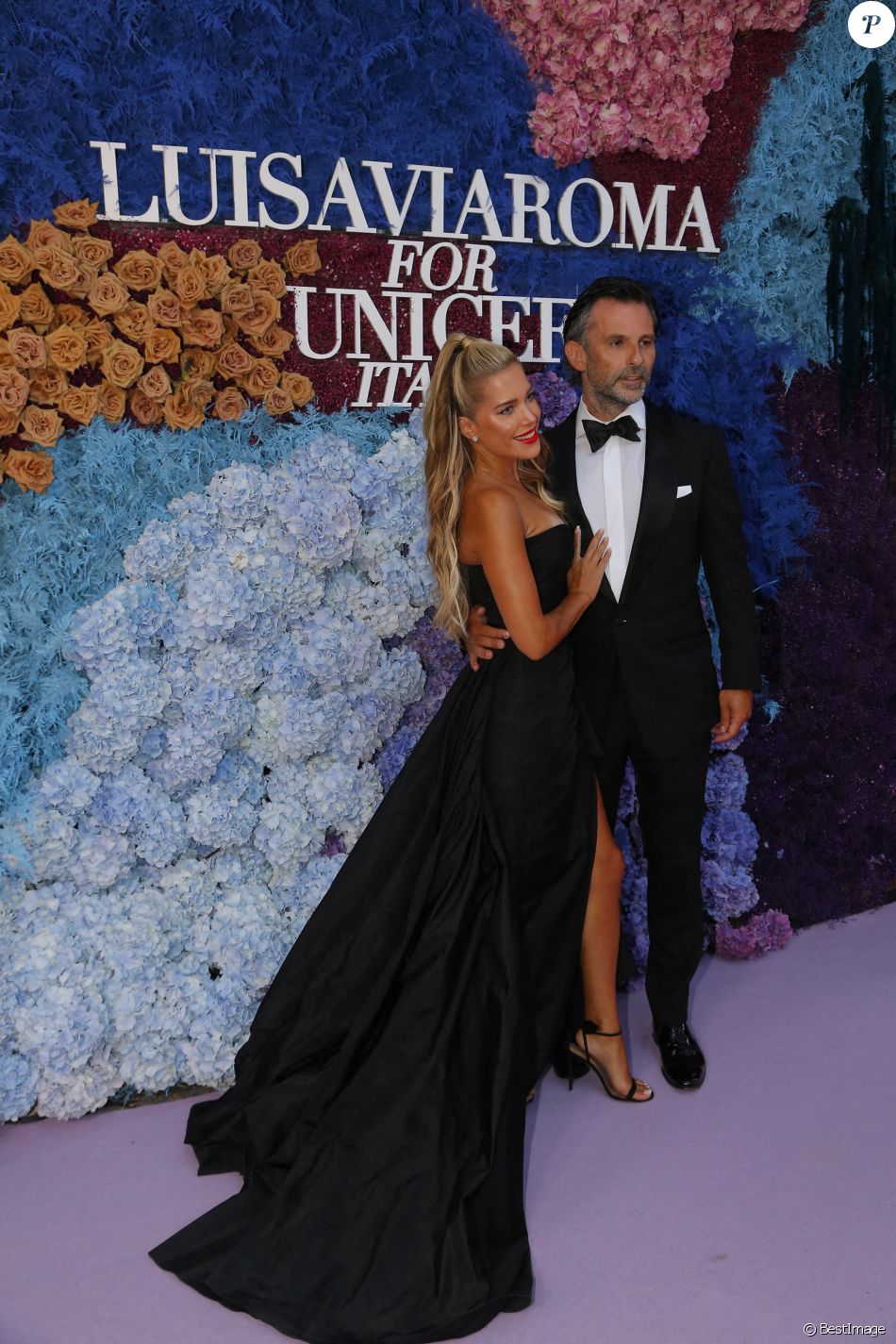Sylvie Meis et son mari Niclas Castello assistent au LuisaViaRoma