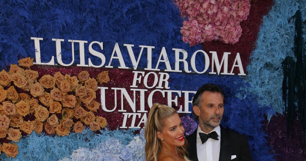 Sylvie Meis et son mari Niclas Castello assistent au LuisaViaRoma
