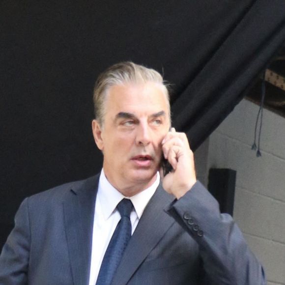Sarah Jessica Parker et Chris Noth sont sur le tournage de la série "And Just Like That" à New York City, New York, Etats-Unis, le 2 août 2021. 