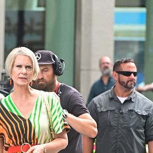 Sarah Jessica Parker et Cynthia Nixon sur le tournage de la série "And Just Like That" à New York, le 26 juillet 2021. 
