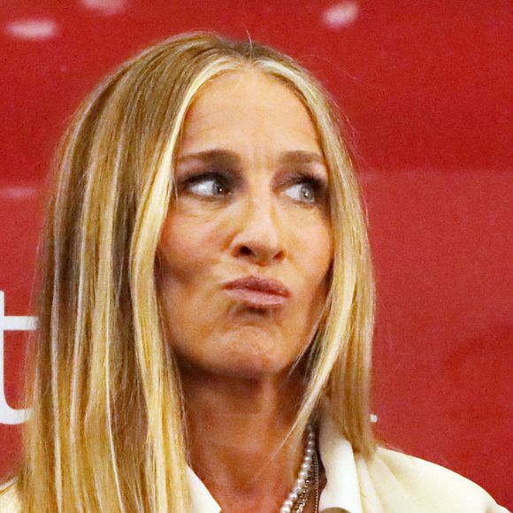 Sarah Jessica Parker sur le tournage de "And Just Like That" à New York, le 23 juillet 2021. 