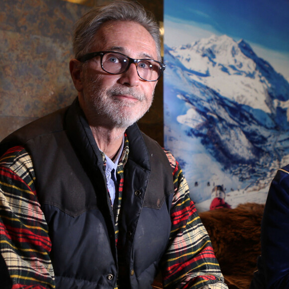Thierry Lhermitte - 40ème anniversaire des "Bronzés font du ski", avec la présence des acteurs et du réalisateur à Val d'Isère le 11 Janvier 2020. © Pascal Fayolle / Bestimage.