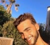 Simon Castaldi souriant sur Instagram, le 21 juin 2021