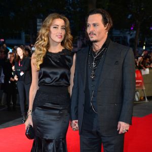 Johnny Depp et Amber Heard - Avant-première du film "Black Mass" lors du Festival BFI à Londres