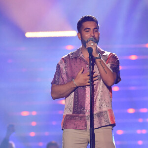 Kendji Girac - Concert - L' événement musical "RFM Music Show" édition spéciale pour les 40 ans de la célèbre radio au Palais des Sports de Levallois-Perret et avec le retour des lives. Ce concert exceptionnel sera retransmis sur C8 le mercredi 30 juin. Émission présentée par B.Montiel et L.Rétory. Levallois-Perret le 26 juin 2021 © Veeren Ramsamy - Pierre Perusseau / Bestimage