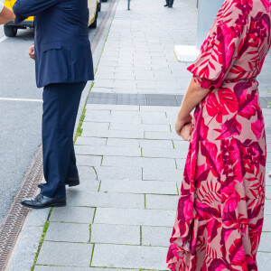 Exclusif - La princesse Madeleine de Suède visite l'hôpital pour enfants Astrid Lindgrens barnsjukhus avec la fondation "Min Stora Dag" ("Mon grand jour") à Solna, Suède, le 10 août 2021.