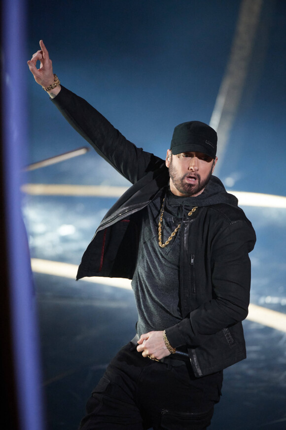 Eminem - 92e cérémonie des Oscars 2020 au Hollywood and Highland à Los Angeles. Le 9 février 2020. © AMPAS/Zuma Press/Bestimage
