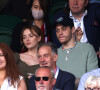 Phoebe Dynevor et Pete Davidson au tournoi de tennis de Wimbledon, à Londres le 3 juillet 2021.
