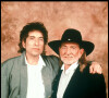 Bob Dylan et Willie Nelson en 1991. 
