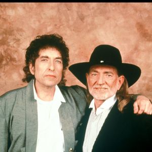 Bob Dylan et Willie Nelson en 1991. 