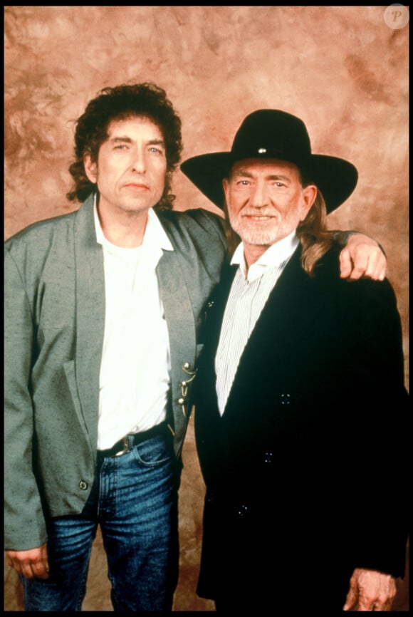 Bob Dylan et Willie Nelson en 1991. 