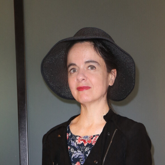 Amélie Nothomb - Exposition "Japan Rive Gauche" au Bon Marché à Paris le 2 septembre 2014.