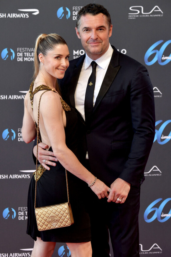 Mariage - Arnaud Ducret s'est marié avec sa compagne Claire Francisci - Arnaud Ducret et sa compagne Claire Francisci lors de la soirée d'ouverture du 60ème Festival de Télévision de Monte-Carlo au Grimaldi Forum à Monaco, le 18 juin 2021. Créé en 1961 par le Prince Rainier III de Monaco, le Festival de Télévision de Monte-Carlo présente, depuis plus d'un demi-siècle, les tendances du petit écran et anticipe les révolutions du secteur. © Bruno Bébert/Bestimage