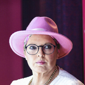 Exclusif - Laurence Boccolini dans les backstage de l'enregistrement de l'émission "Les comiques préférés des français" © Pierre Perusseau / Bestimage