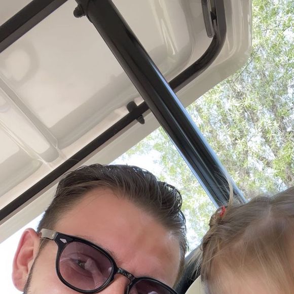 Umberto Torretto et sa fille Mia, bientôt 2 ans.
