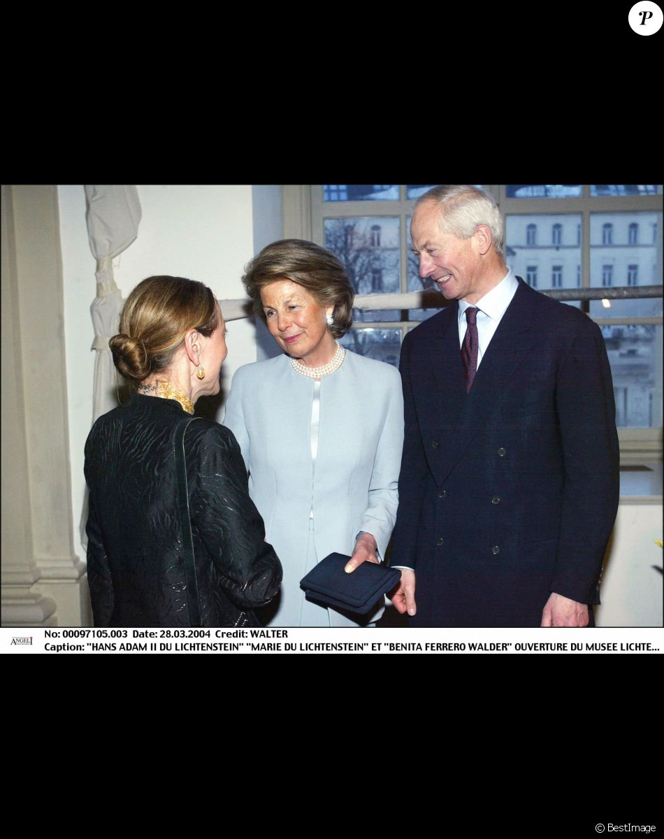 Le prince Hans-Adam et Marie de Liechtenstein en visite à Vienne en 2004
