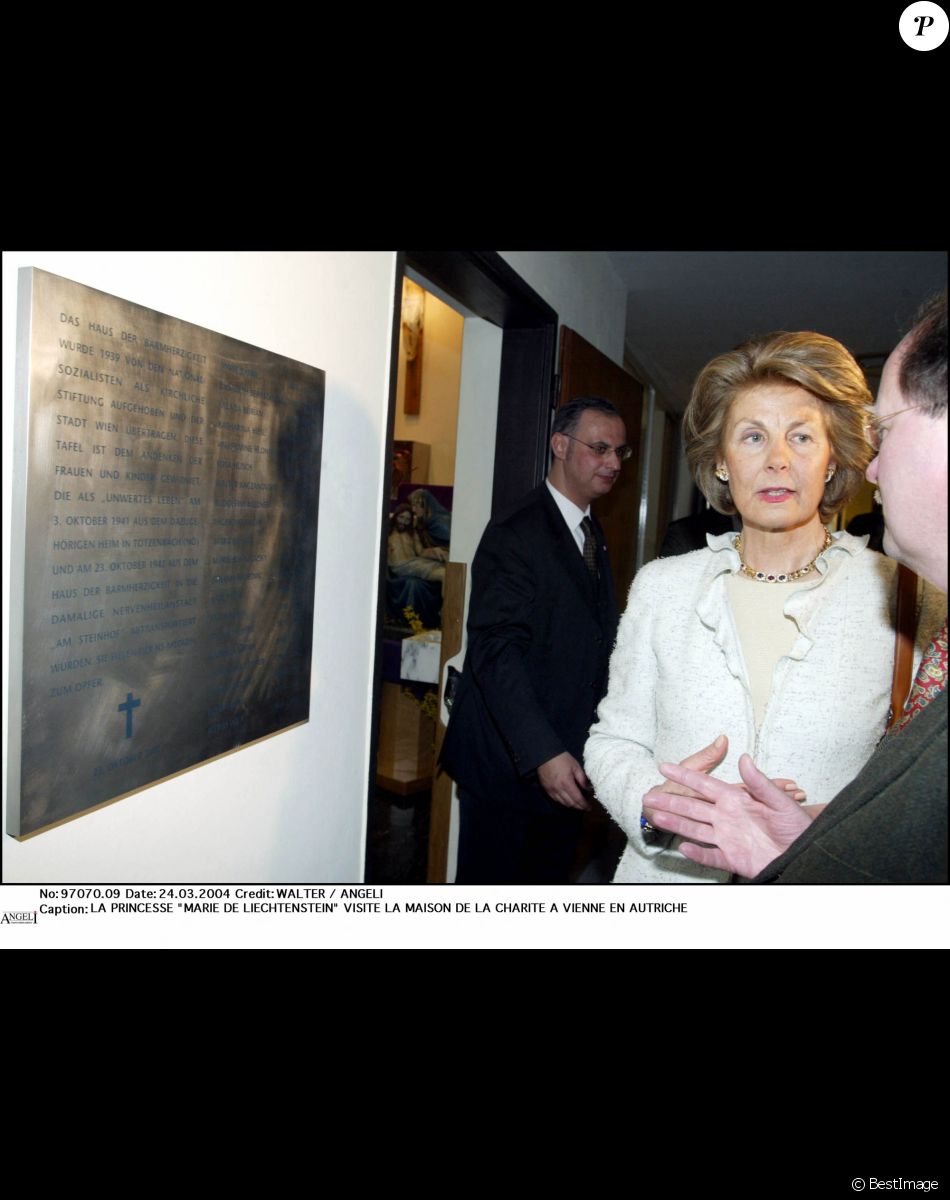 La princesse Marie de Liechtenstein en visite à Vienne