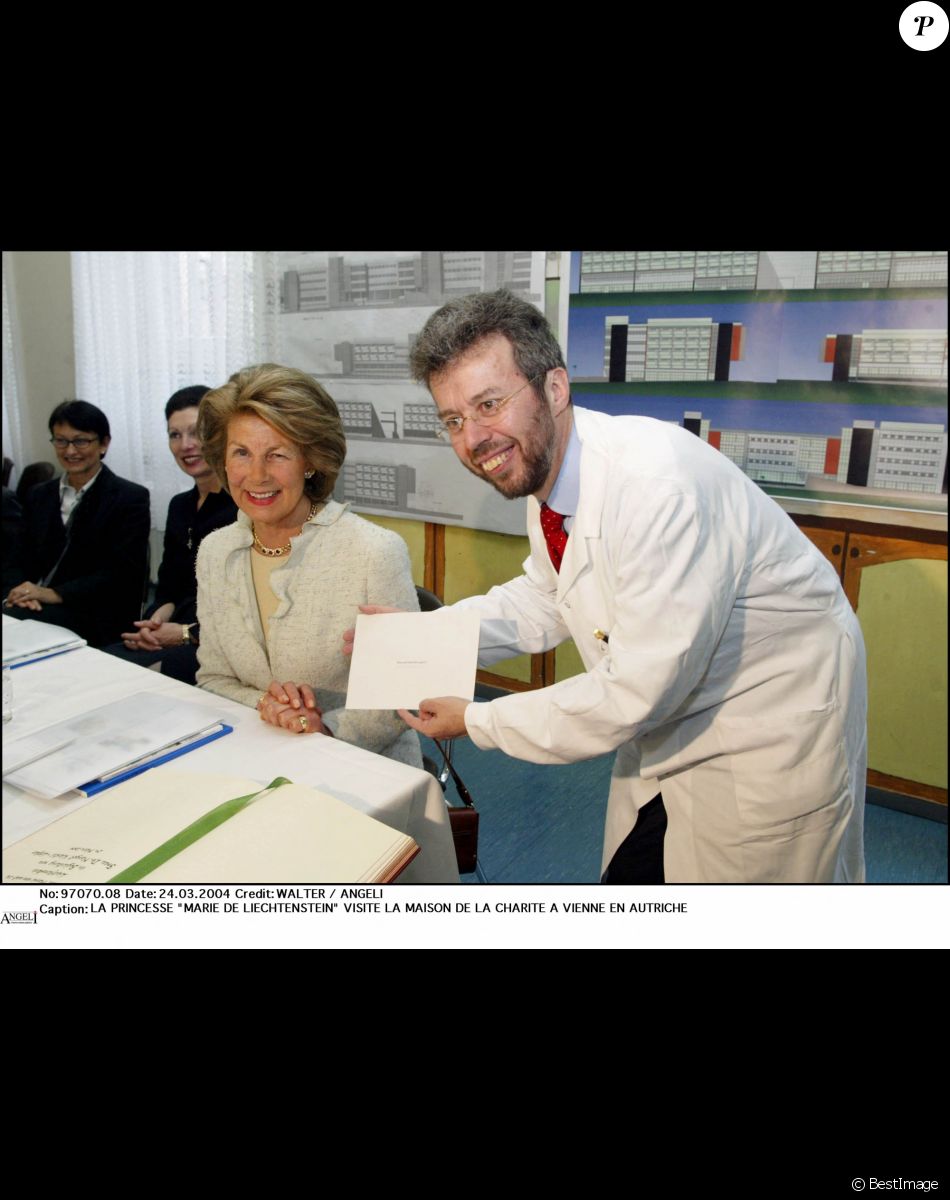 La princesse Marie de Liechtenstein en visite à Vienne