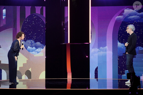 Exclusif - Vincent Delerm et Elsa Lunghini - Enregistrement de l'émission "Duos Mystères" à la Seine Musicale à Paris, diffusée le 20 août sur TF1. © Gaffiot-Moreau / Bestimage