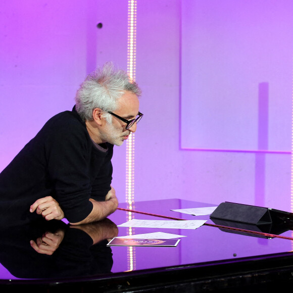 Exclusif - Vincent Delerm - Répétitions de l'émission "Duos Mystères" à la Seine Musicale à Paris, diffusée le 20 août sur TF1. © Gaffiot-Moreau / Bestimage