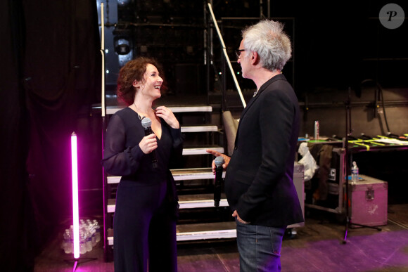 Exclusif - - Elsa Lunghini et Vincent Delerm - Backstage de l'enregistrement de l'émission "Duos Mystères" à la Seine Musicale à Paris, diffusée le 20 août sur TF1. © Gaffiot-Moreau / Bestimage