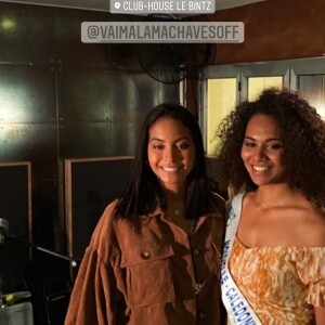Emmy Chenin, Miss Nouvelle-Calédonie 2021 et Vaimalama Chaves, Miss France 2019.