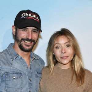 Cartman et sa femme Aurélia Crebessegues - Avant-première du film "Ma famille t'adore déjà!" au cinéma Elysées Biarritz à Paris, France, le 7 novembre 2016. © Pierre Perusseau/Bestimage