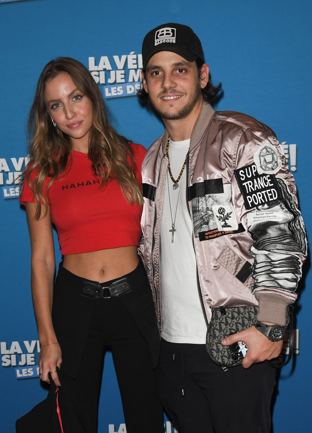 Photo : Carla Ginola et son compagnon Adrien - Avant-première du film 