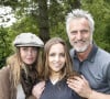 Exclusif - David Ginola, sa femme Coraline et leur fille Carla - La 15ème édition des Balles Blanches au Golf du Prieuré à Sailly, le 2 juin 2015.