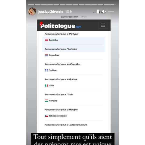 Jessica Thivenin en dit plus sur les origines du prénom de sa fille Leewane.