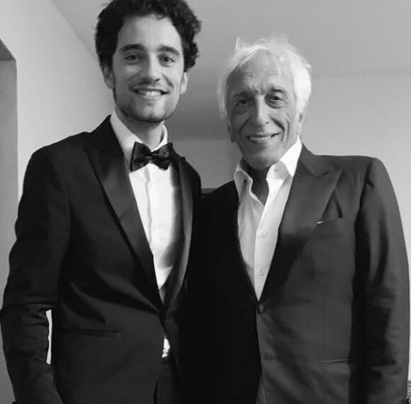 Tom et son grand-père Gérard Darmon sur Instagram. Le 22 mai 2019.