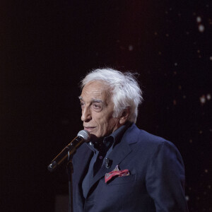Exclusif - Gérard Darmon - Hommage à Charles Aznavour lors de l'émission "Monsieur Aznavour", diffusée sur C8. Le 3 octobre 2019 © Jack Tribeca / Bestimage