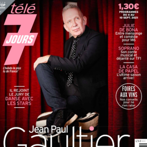 Magazine "Télé 7 jours" en kiosques le 30 août 2021.