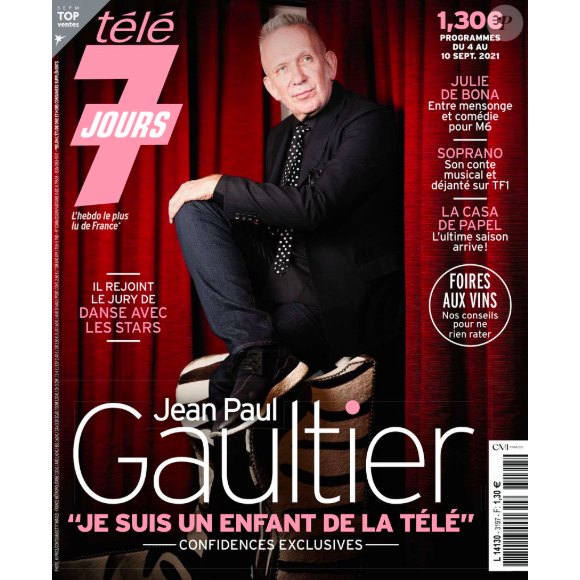Magazine "Télé 7 jours" en kiosques le 30 août 2021.