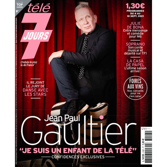 Magazine "Télé 7 jours" en kiosques le 30 août 2021.