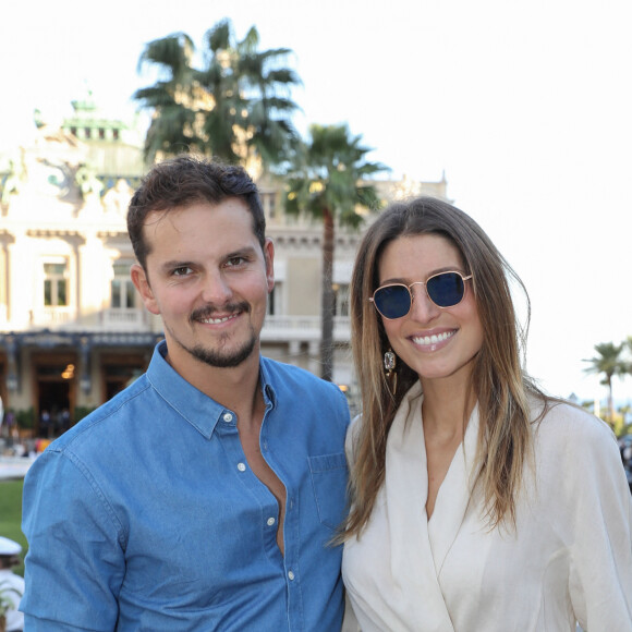 Juan Arbelaez et sa fiancée Laury Thilleman - Personnalités sur la place du Casino de Monte-Carlo dans le cadre de la seconde édition des Influencer Awards à Monaco, le 5 octobre 2019. © Olivier Huitel / Pool Monaco / Bestimage