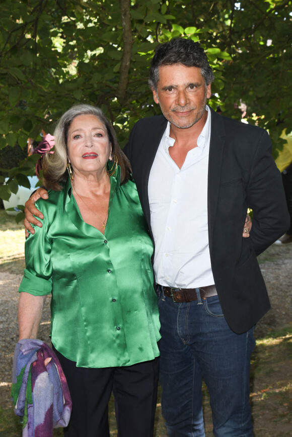 Pascal Elbé et Françoise Fabian au photocall du film "Rose" lors du 14ème Festival du Film Francophone d'Angoulême. Le 27 août 2021 © Coadic Guirec / Bestimage