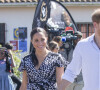 Le prince Harry, duc de Sussex, et Meghan Markle, duchesse de Sussex, entament leur première journée de voyage en Afrique du Sud lors d'une visite à Nyanga au Cap, Afrique du Sud, le 23 septembre 2019.