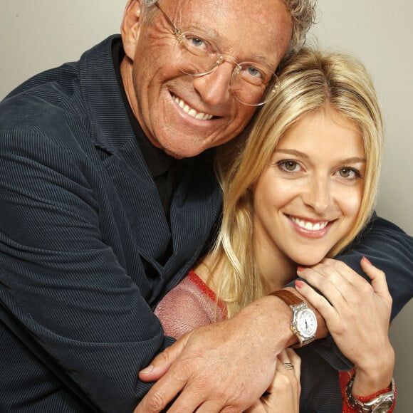 Nelson Monfort et sa fille Victoria en 2011.