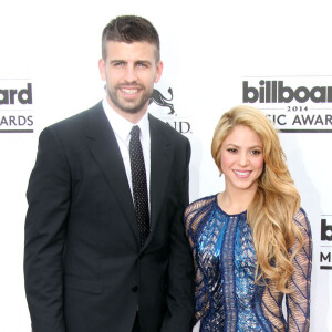 Gerard Pique et sa compagne la chanteuse Shakira - Photocall à l'occasion de la cérémonie des Billboard Music Awards à Las Vegas.