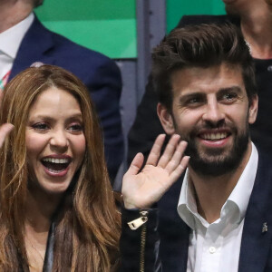 Shakira et Gerard Piqué - L'Espagne remporte la Coupe Davis à Madrid, le 24 novembre 2019, grâce à la victoire de R. Nadal contre D. Shapovalov (6-3, 7-6). 