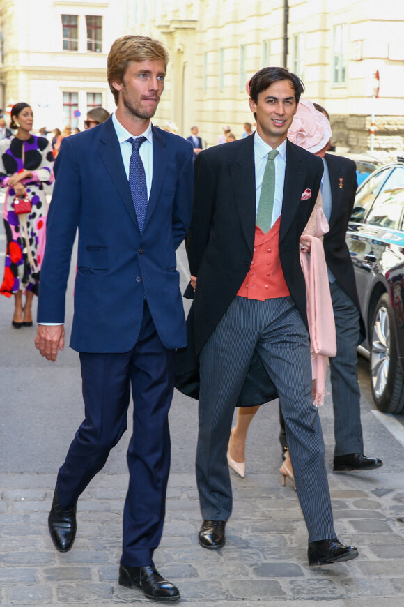 Prince Christian of Hanover, Francois du Chastel -Mariage religieux de la princesse Maria Anunciata de Liechtenstein avec son fiancé Emanuele Musini à l'église Schottenkirche de Vienne, en Autriche, le 4 septembre 2021