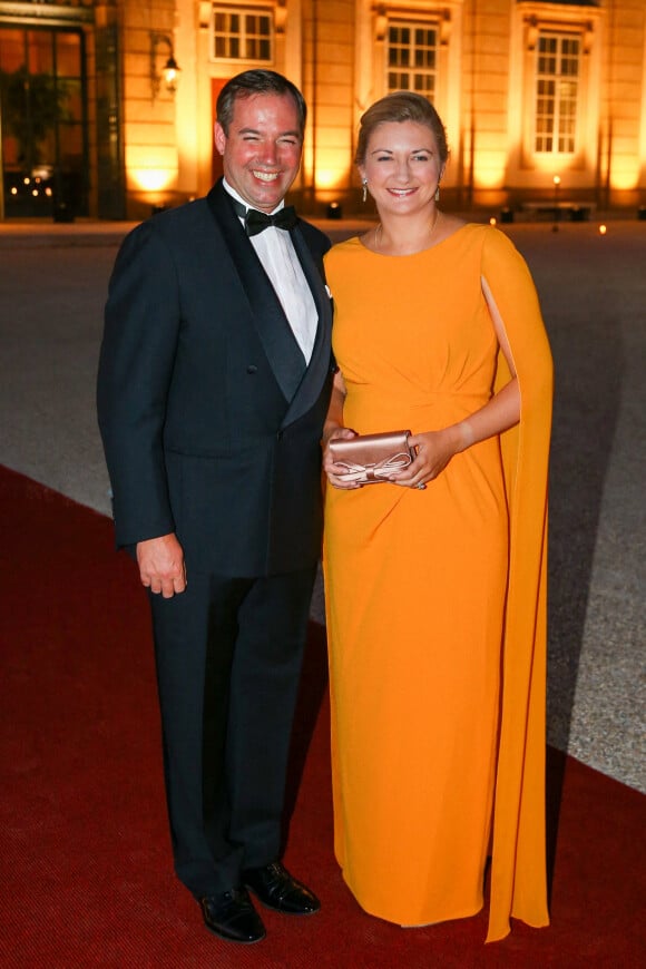 Crown Prince Guillaume of Luxembourg, Stephanie of Luxembourg - Mariage de la princesse Maria Anunciata de Liechtenstein avec son fiancé Emanuele Musini à Vienne, en Autriche, le 4 septembre 2021